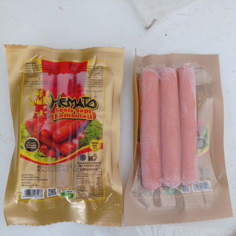 

hemato Sosis sapi 70gr isi 3