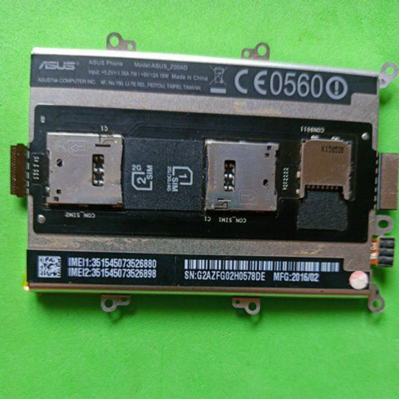Tutup Baterai dan fleksibel SIM card Asus Zenfone 2 5,5 inchi Z00AD