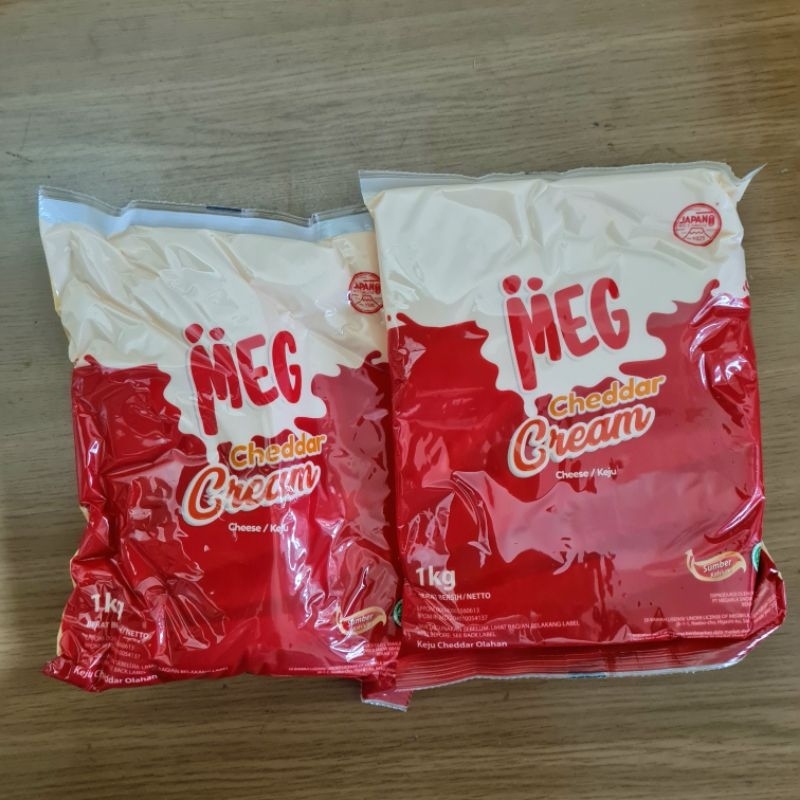 

Meg Cheddar Cream Cheese 1 KG