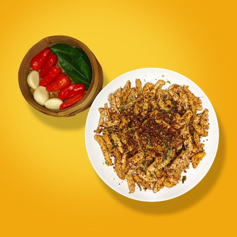 

Basreng pedas daun jeruk 1kg basreng sultan basreng premium basreng daun jeruk makanan ringan