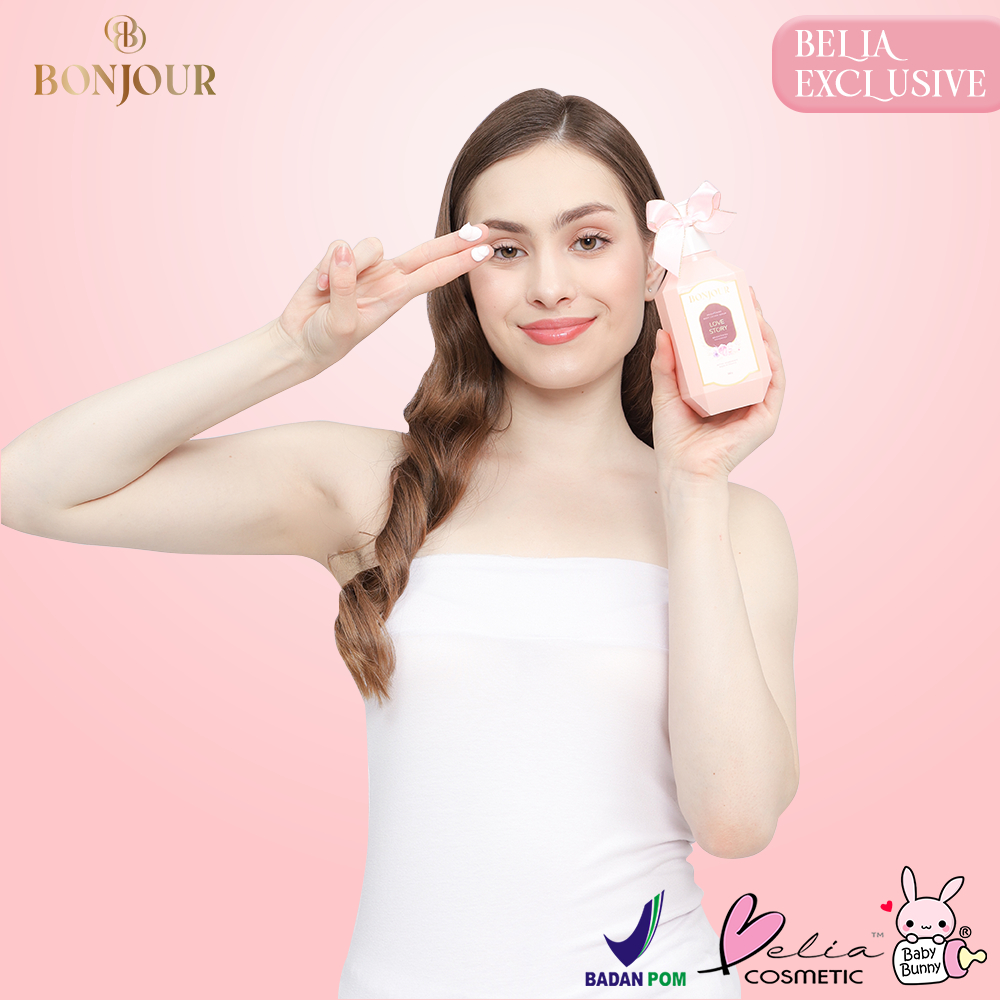 ❤ BELIA ❤ BONJOUR Brightening Body Lotion Serum 300g | Brightening Advanced | Active Ingredients made in France | BPOM | Baby Bunny