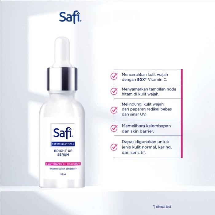 Safi Serum Essentials SERIES | Duo Lifting - Bright Up - Blemish - Renewal - Intensive Hydrating Serum 30ml | Serum Wajah - TnT Beauty Shop