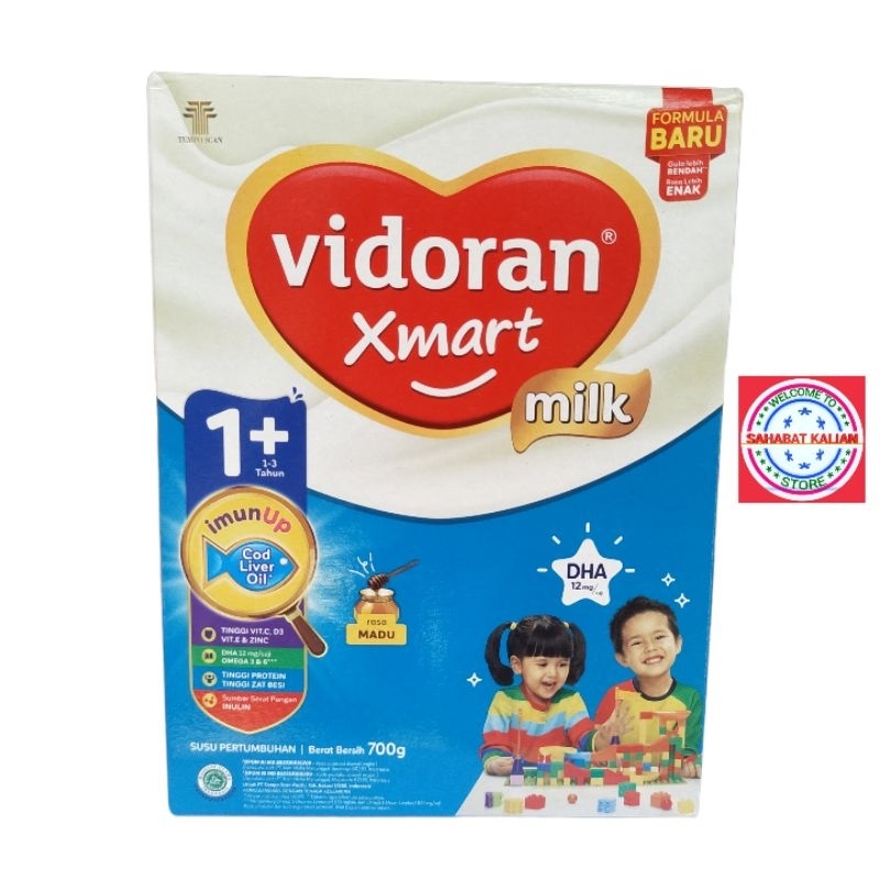 VIDORAN 1+ dan 3+ 700gr susu pertumbuhan