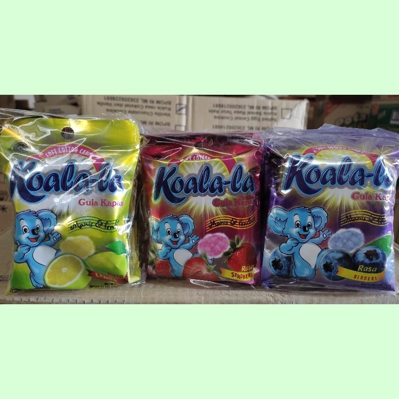 Koala-la Cotton Candy - 1 slop (isi 10 bungkus)