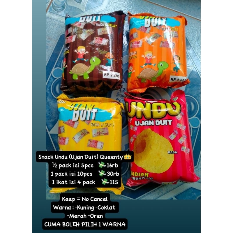 SNACK UNDU VIRAL  ujan duit Open Po hadiah duit bisa order di W A