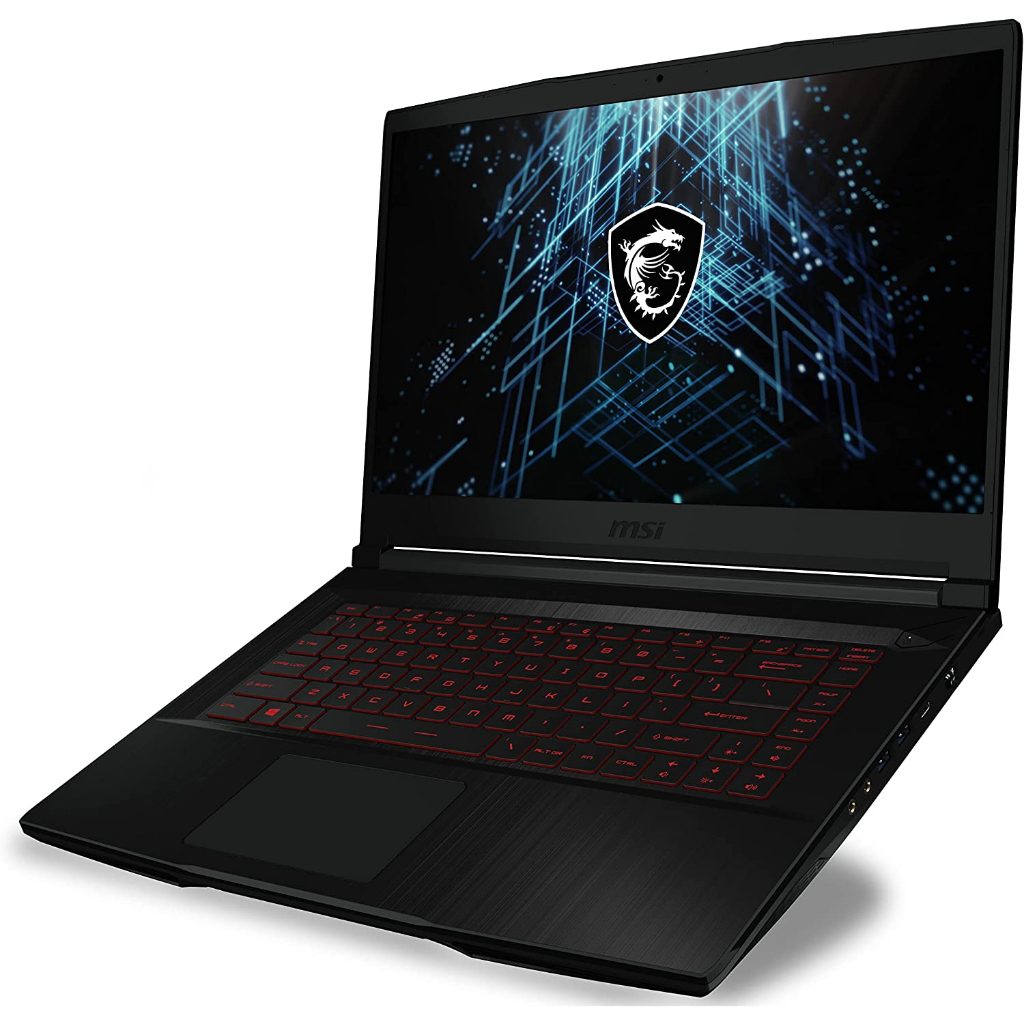 LAPTOP GAMING MSI GF63 THIN INTEL I5 11400H 64GB 1TB SSD GTX1650-4GB MAX-Q DESIGN 15.6&quot; FHD BACKLIT WIN11HOME BLACK