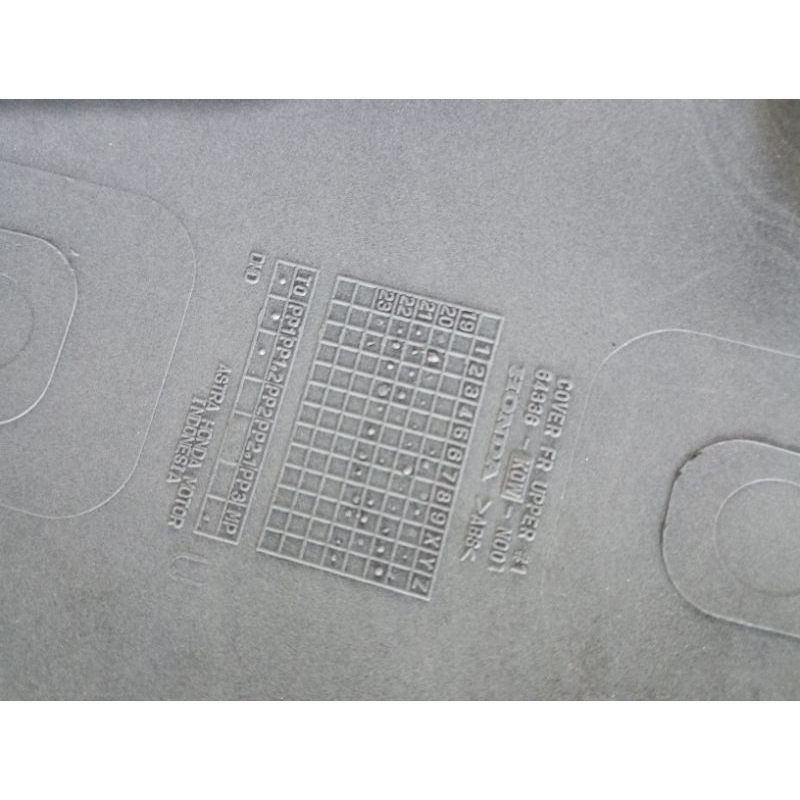 COVER UPPER COVER DUDUKAN WINSHIELD HONDA Ada 150  ORIGINAL