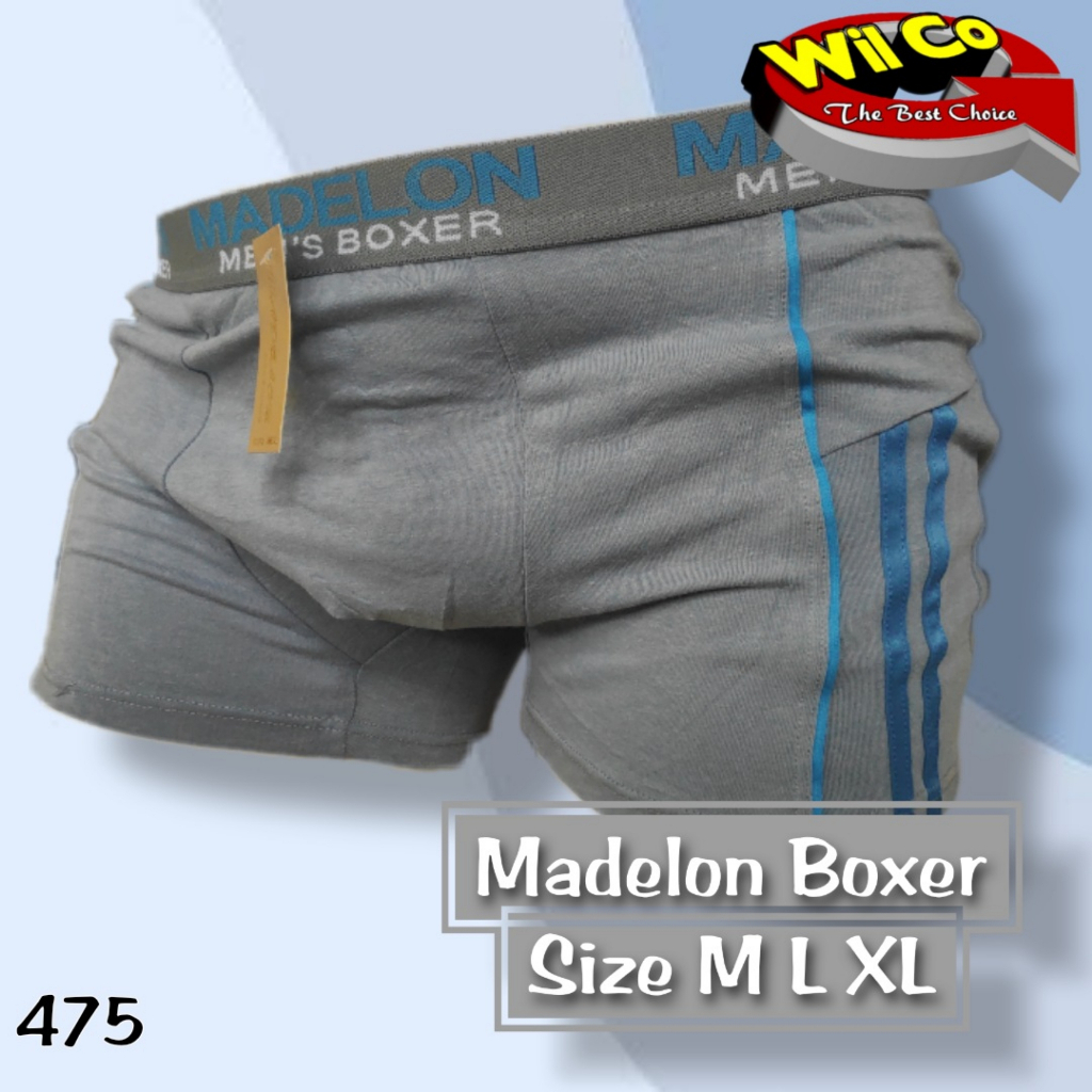 K475 - [Harga Per 1 Potong] CELANA DALAM PRIA CD [BOXER] PRIA PAKAIAN DALAM PRIA MADELON SIZE M - XL