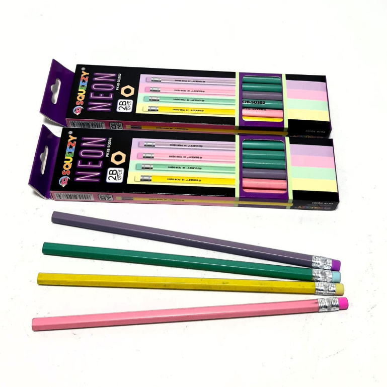 

Harga Grosir (1Dus /12kotak/ 144pcs) Pensil 2B SQUEEZY PK2B-SQ302/PK2B-SQ301/PK2B-SQ308/PK2B-SQ309