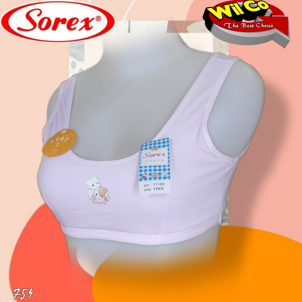 K754 - [Harga Per 1 Pcs] MINISET ANAK WANITA PAKAIAN DALAM ANAK SOREX STEP 1 FREE SIZE