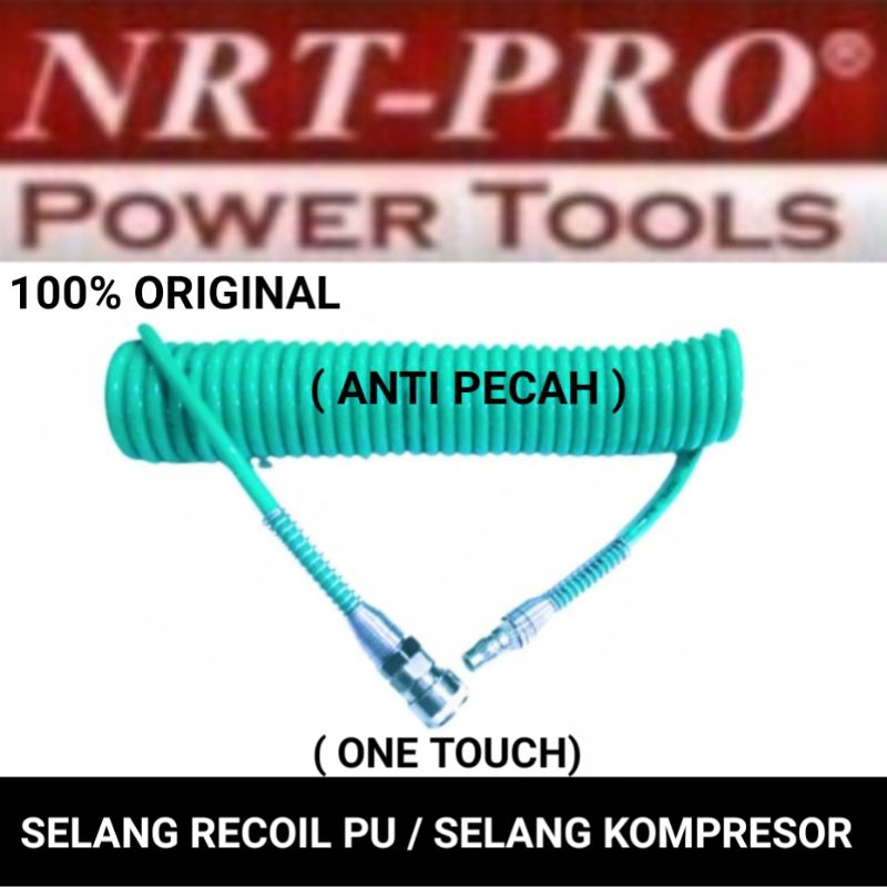 selang kompresor / selang recoil PU ( anti pecah ) NRT-PRO