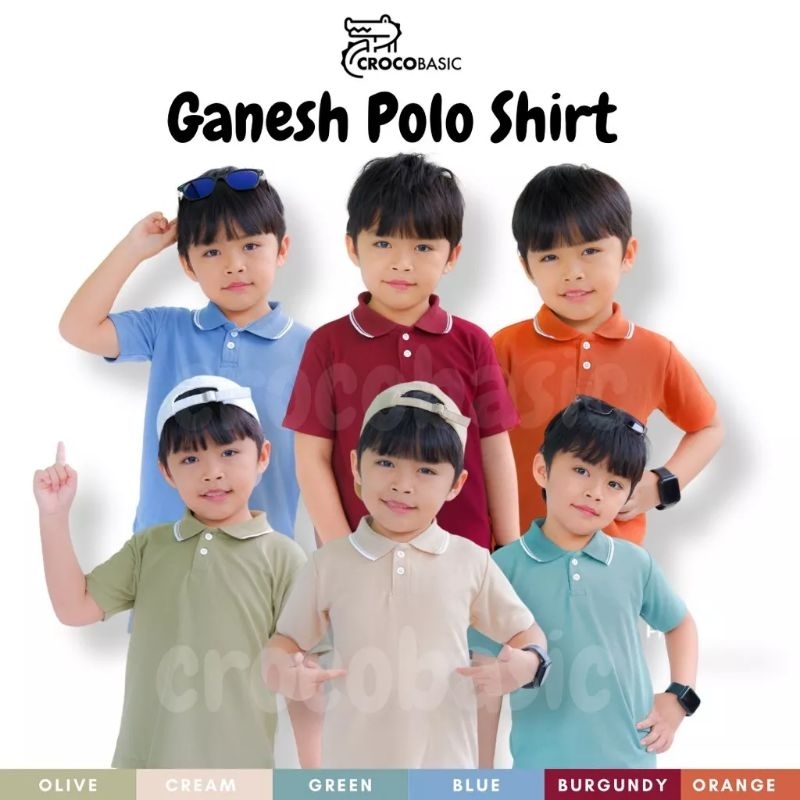 Kaos Polo Anak Ganesh 1-8 tahun