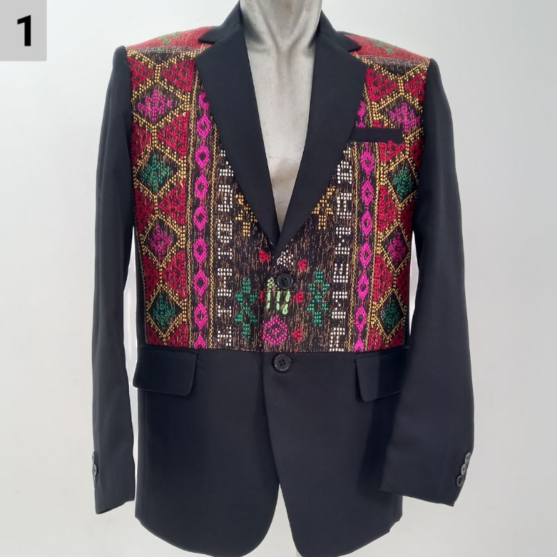 Jas Ulos Sumatera / Jas Formal Ulos kombinasi / Jas Ulos Sadum / Jas Motif Ulos