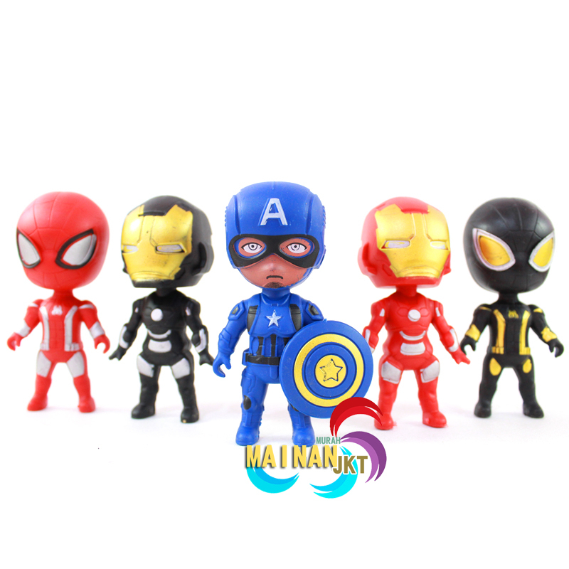 MAINANKEI MAINAN ANAK MURAH ROBOTAN ISI 5PCS 2121 ROBOT SUPER HERO MAINAN ANAK ANAK