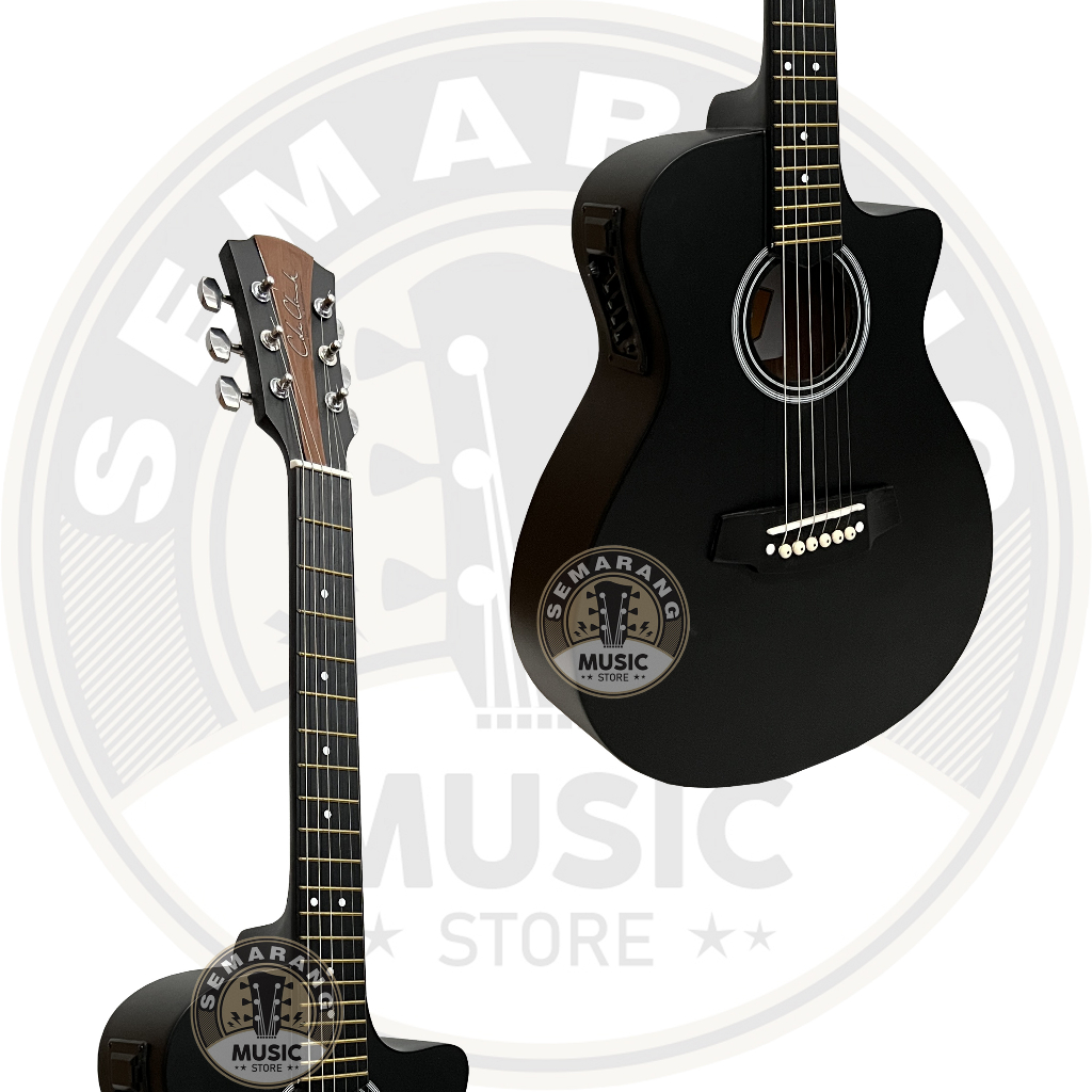 Gitar Akustik Elektrik ¾  Cole Clark Custom Tanam Besi Gitar 3/4 Cole Clark Custom Termurah Eq 7545R Paket Super Komplit