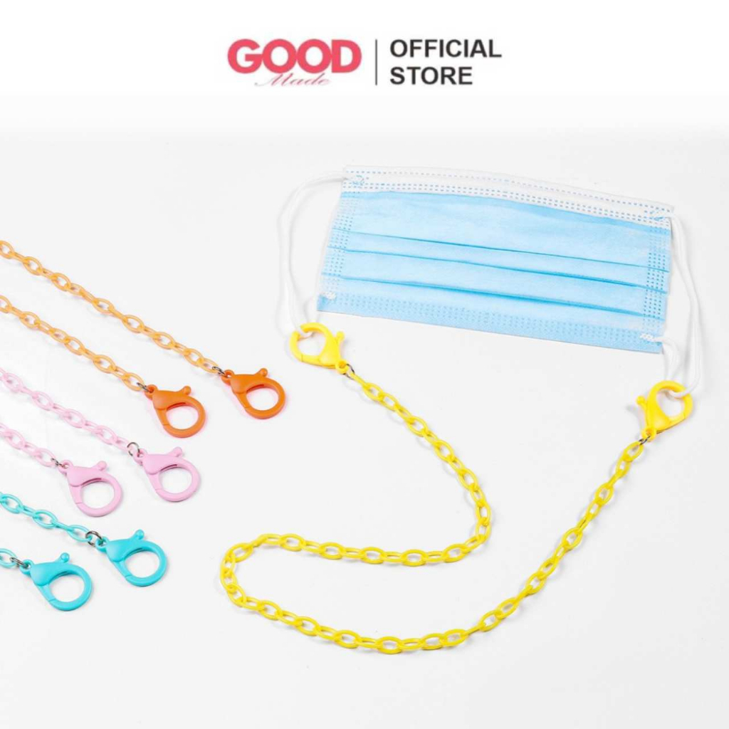 GOOD MADE - Chain Kalung Strap Masker Tali Bunga Mask Hijab | Mask Chain | Chain Mask | COD