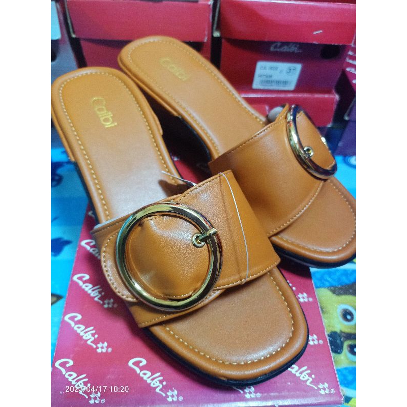 calbi sandal wedges wanita gesper CE.1746