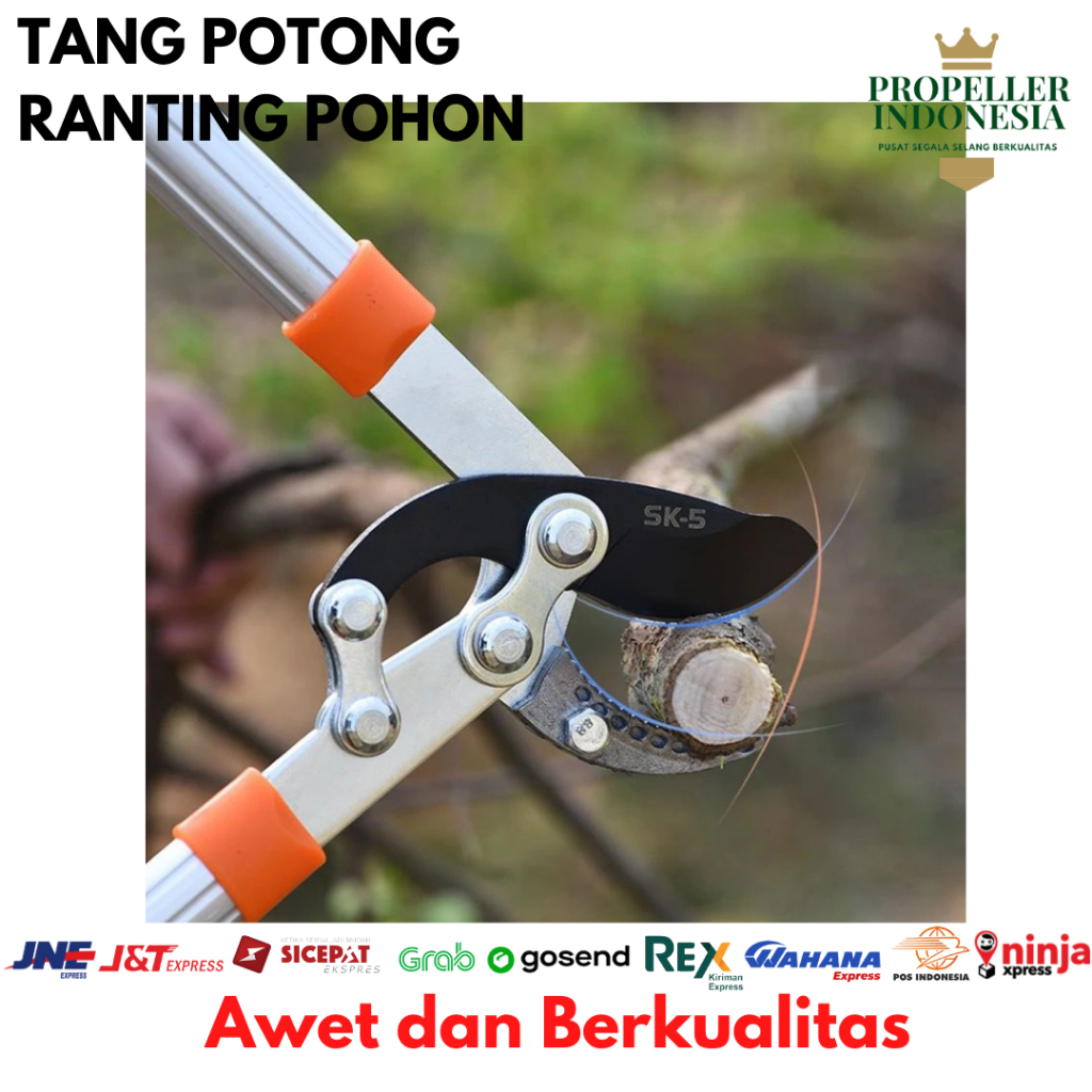 Gunting Dahan Ranting Pohon 53CM Bercabang Tebal Gunting Tanaman Kebun