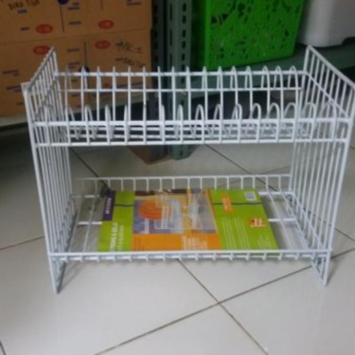 RAK PIRING BESI 2 TINGKAT / 3 TINGKAT ANTI KARAT