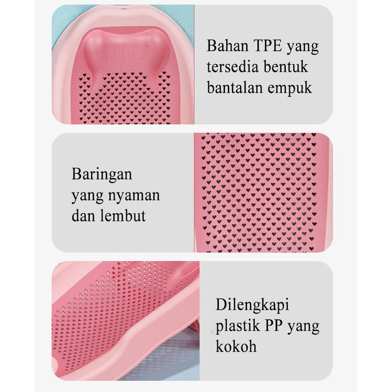 Rak Alas Mandi Bayi Lipat Alas Mandi Bayi Bahan Silikon Portable SW-7867