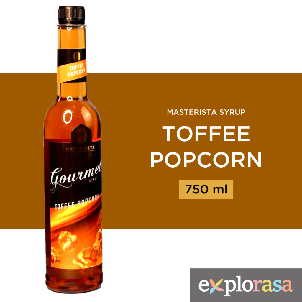 

Sirup/Syrup/Sirop Minuman Masterista - Toffee Popcorn Syrup