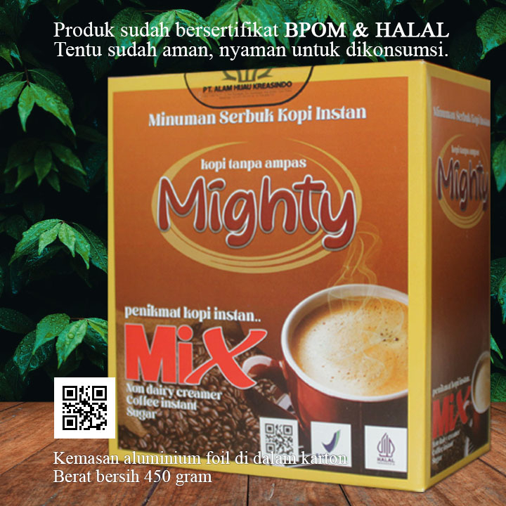 

Mighty, Kopi Instan, Instant Coffee.