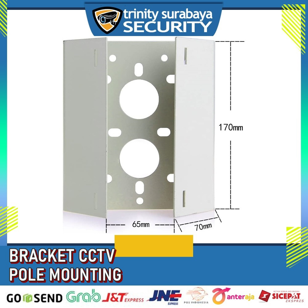 Bracket CCTV Pole Mounting / Bracket Tiang Sedang Trinity
