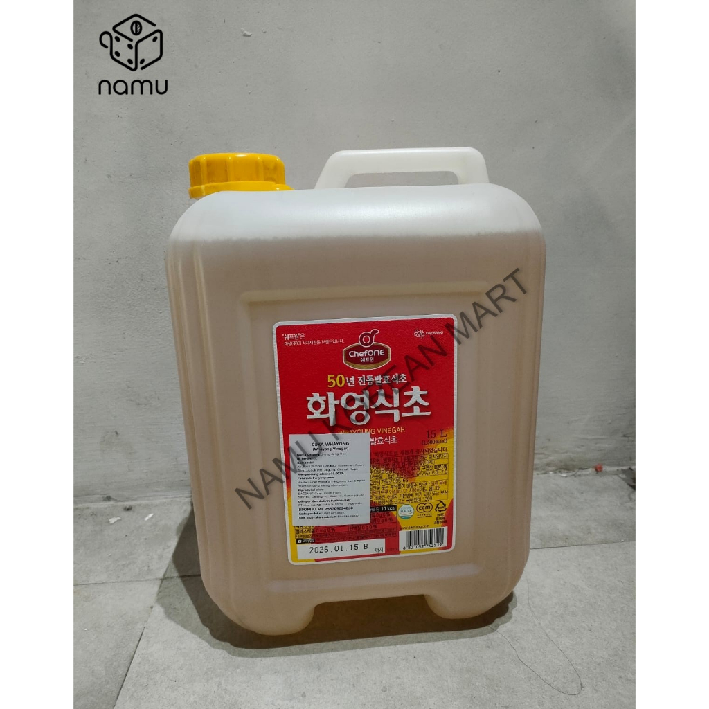 

Chung Jung One Whayong Vinegar 15L / Whayong Vinegar / Vinegar / Cuka Korea