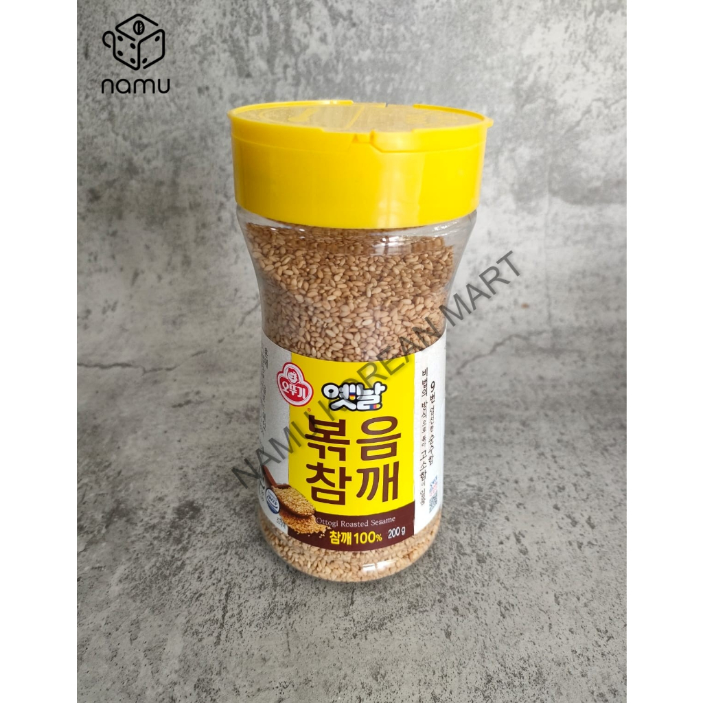 

Ottogi Parched Sesame 200gr / Wijen Panggang / Parched Sesame / Wijen Panggang Korea