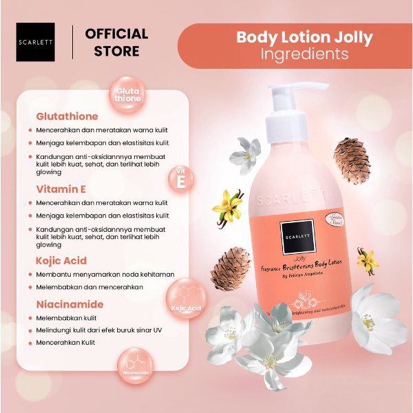 Scarlett Whitening Body Lotion BPOM Original - JOLLY SERIES