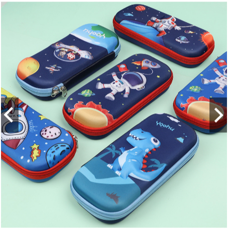 

MM Tempat Pensil Anak Motif 3D Kotak Pensil Anak Motif Kartun Bahan EVA / Kotak Pensil Anak Tempat Alat Tulis 3D Karakter Timbul