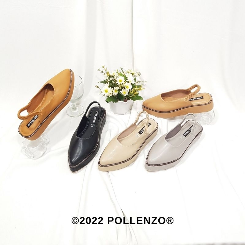 Madelee Mules Pollenzo Sandal Karet Wanita