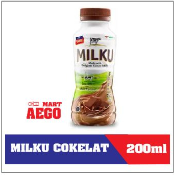 

milku susu UHT rasa cokelat 200ml