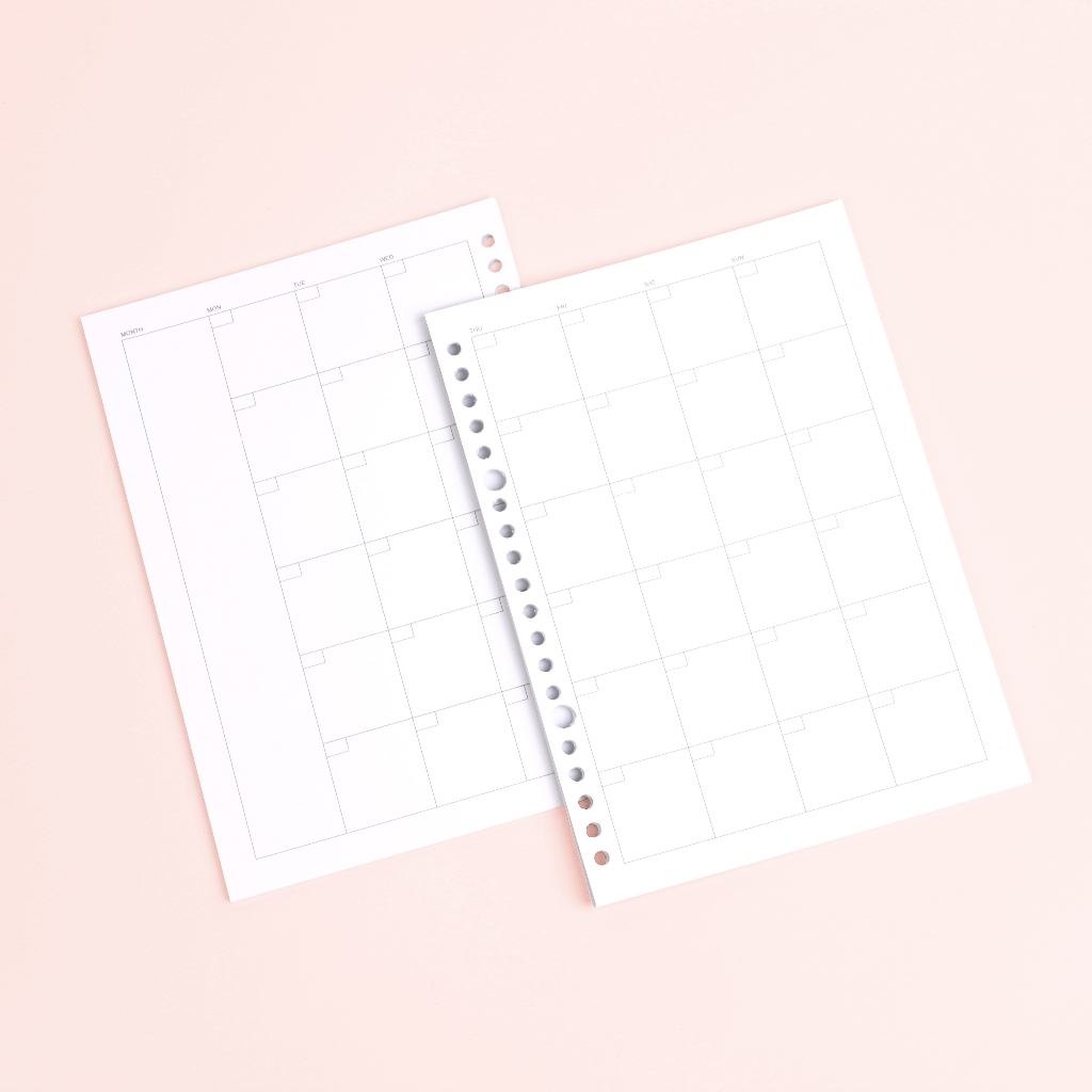 

Bukuqu Loose leaf A5 - L209 - Monthly Planner