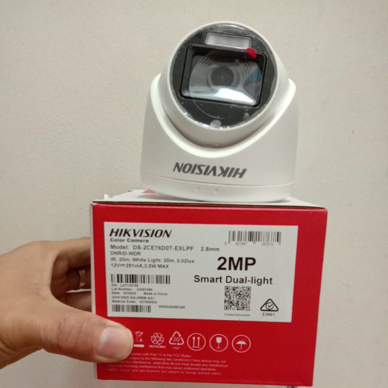 CCTV INDOOR HIKVISION 2MP DS-2CE76DOT-EXIPF