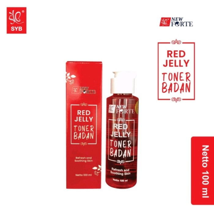 SYB TONER BADAN RED JELLY AHA SKINBOOST BODY TONER TONER TUBUH 100ML