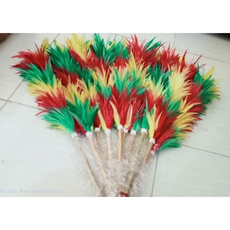 Kemoceng rawis warna warni/ Kemoceng bulu ayam