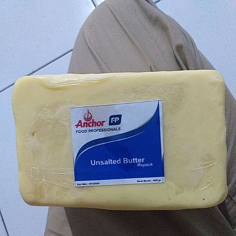 

anchor unsalted butter repacking 1kg murah bandung