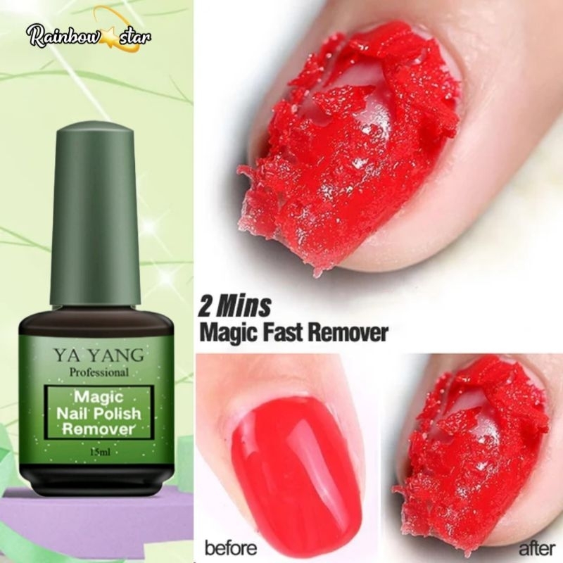 Yayang Instant Magic Remover Gel Polish Remover 15ml Pembersih Kutek Gel