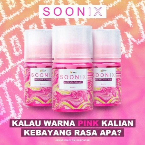Soonix Magenta Squash Liquid 60ML Authentic By Rcraft X SuperSonix