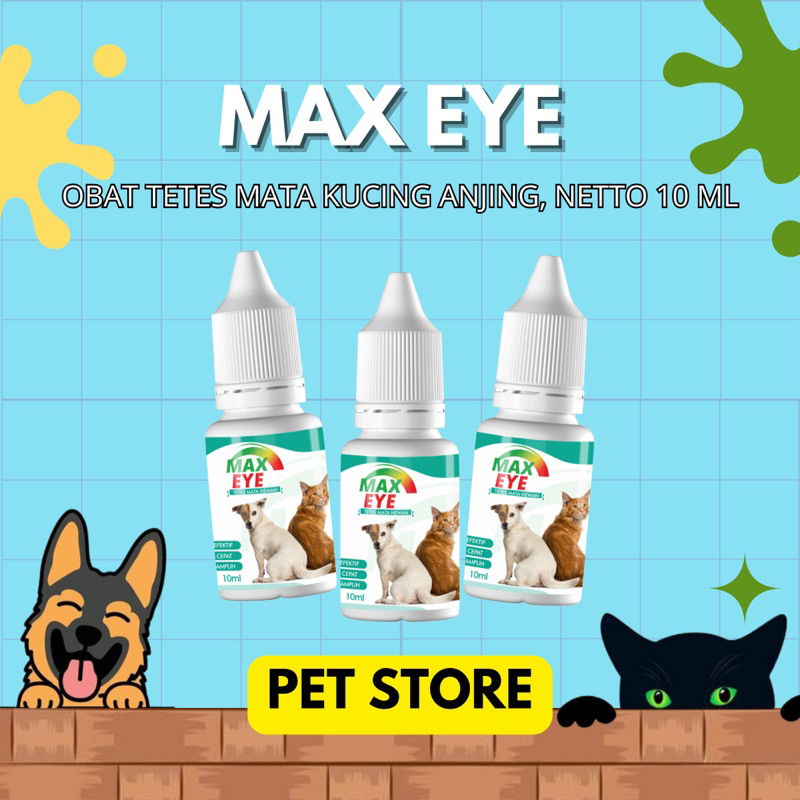 TRIXIN / MAX EYE Obat Tetes Mata Kucing Anjing