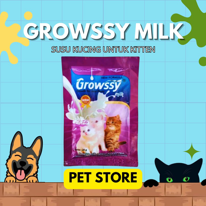 Growssy Susu Kucing sachet 20 gr