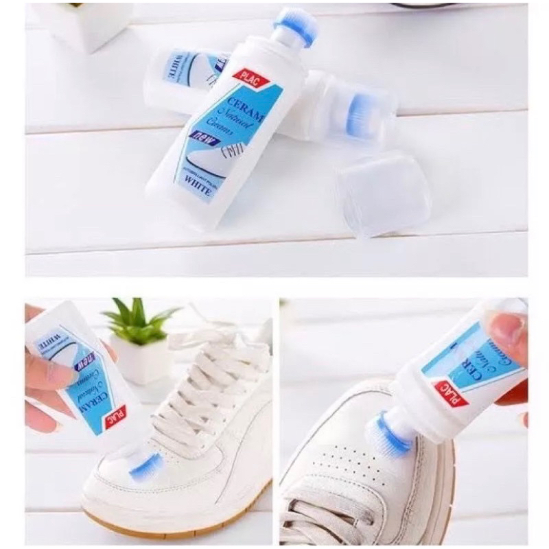 CAIRAN PEMBERSIH SEPATU PUTIH / CREAM PEMBERSIH SNEAKERS / PEMBERSIH DAN PEMUTIH SEPATU