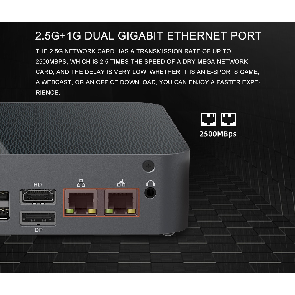 MOREFINE S500 PLUS - AMD Ryzen 5-5600H MINI PC