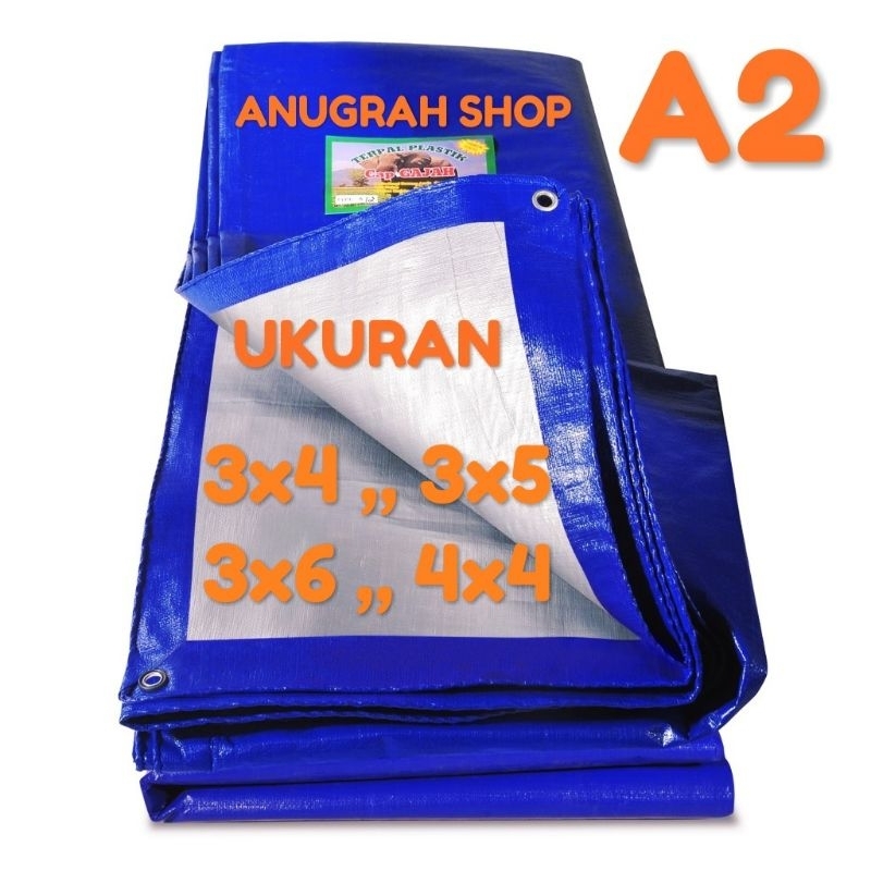 Terpal Tenda 3x4 3x5 3x6 4x4 A2 Cap Gajah Terpal Jemur Padi Terpal Serbaguna