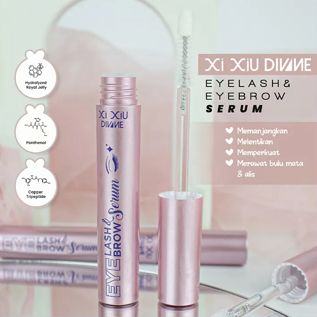 XI XIU DIVINE EYELASH &amp; EYEBROW SERUM - SERUM BULU MATA XIXIU - SERUM ALIS MURAH