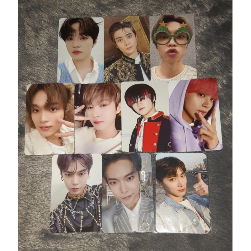Photocard NCT Official Photopack 2022 Kihno Tragic Pink Chrismast Random card Universe Lucky Draw LD