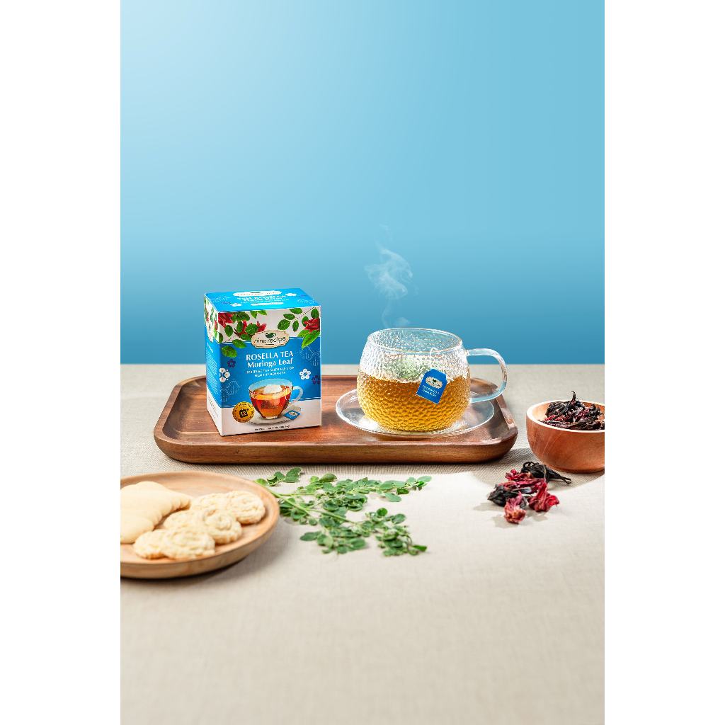 

PO Nine Recipe Teh Rosella Daun Kelor - Rosella Tea Moringa Leaf 12x2gr