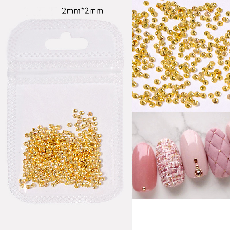 1 Bag Hiasan Kuku Bentuk/ Bulan Bahan Metal Untuk Aksesoris Nail Art 3D metal nail decorations / Manicure Diy