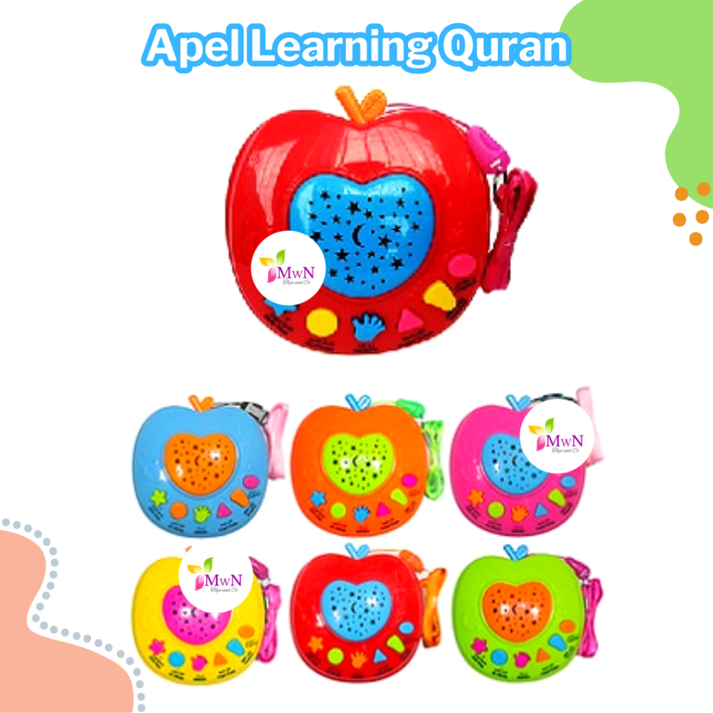 mwn.toys Mainan Anak Apple Learning Qur'an/ Mainan Edukasi Apel